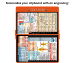 WhiteCoat Clipboard® - Orange Flight Medic Edition